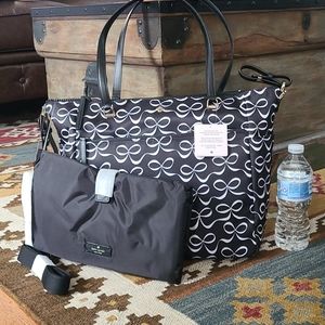 Kate Spade Jae Baby Diaper Bag Elegant Bow Tote
